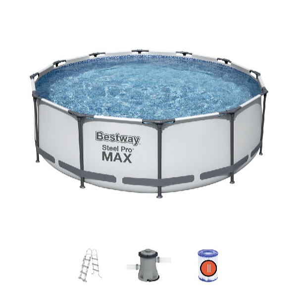 Bestway Bazén Steel Pro Max 3,66 x 1 m set vrátane príslušenstva