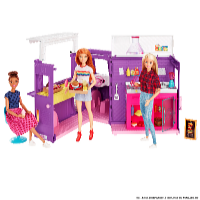 Mattel Barbie pojazdná reštaurácia