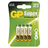 GP Batteries Alkalická batéria GP 1,5V AAA 4 ks