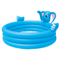 Bestway Detský bazén Sloník so sprchou 152 x 74 cm