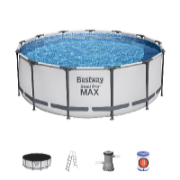 Bestway Bazén Steel Pro Max 3,96 x 1,22 m set vrátane príslušenstva