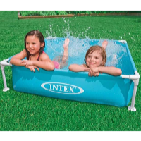 Intex Detský bazén Mini Frame 122 x 122 x 30 cm modrý