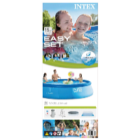 Intex Bazén EASY SET 4,57 x 1,07 m set vrátane príslušenstva