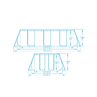 Bestway Bazén Power Steel 4,12 x 2,01 x 1,22 m set vrátane príslušenstva A