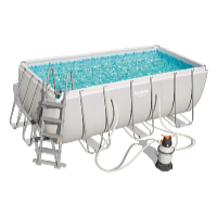 Bestway Bazén Power Steel 4,12 x 2,01 x 1,22 m set vrátane príslušenstva B