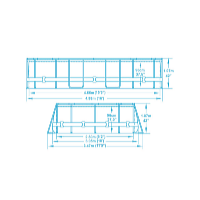 Bestway Bazén Power Steel 4,88 x 3,05 x 1,07 m set vrátane príslušenstva