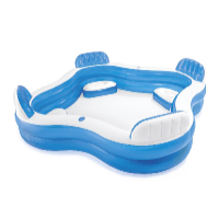 Intex Nafukovací bazén s operadlami 229 x 229 x 66 cm