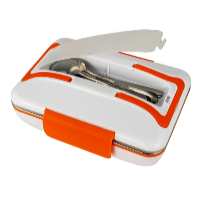 De Gusto Ohrievací box na jedlo WARMY 12V/230V oranžová