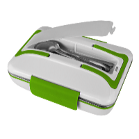 De Gusto Ohrievací box na jedlo WARMY 12V/230V zelená