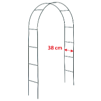 Garden King Záhradná brána 140 x 240 x 38 cm