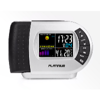 Platinium Budík s meteostanicou a projekciou RS5012LBTC