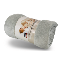 HomeLife Deka mikroflanel 130 x 180 cm sivá