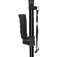 HomeLife Vychádzková skladacia palica so svetlom BH033