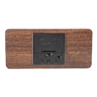 Platinium Drevený digitálny LED budík WAC-020