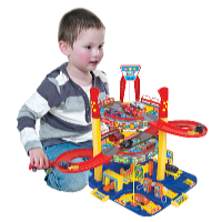 Kids World Garáž 3 poschodia Car Zone