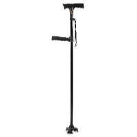 HomeLife Vychádzková skladacia palica so svetlom BH033