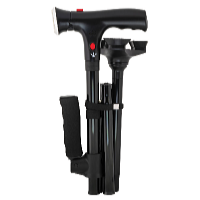 HomeLife Vychádzková skladacia palica so svetlom BH033