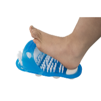 HomeLife Pedikúrna kefa 2v1 modrá