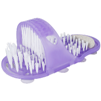 HomeLife Pedikúrna kefa 2v1 fialová