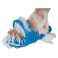 HomeLife Pedikúrna kefa 2v1 modrá