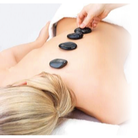 Wellife Lávové masážne kamene kufrík čierny