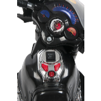 Kids World Detská elektrická motorka Rallye čierna