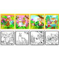 Concorde Kúzelné maľovanky - zvieratká