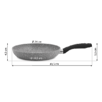 De Gusto Panvica STONITE 24 cm s odnímateľnou rukoväťou