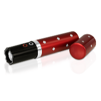 Platinium Dámsky paralyzátor s LED svetlom ANGELA M-500 červený