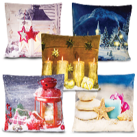 HomeLife LED svietiaca obliečka na vankúš 40 x 40 cm