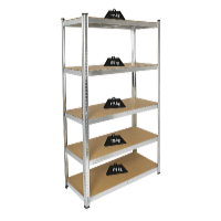 Profi Tools Kovový regál ZEUS 180 x 90 x 40 cm 5 políc TC-030C