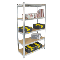 Profi Tools Kovový regál ZEUS 180 x 90 x 40 cm 5 políc TC-030C