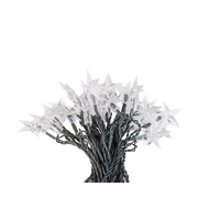 Platinium Vianočné LED osvetlenie 50 diód, hviezdy studená biela