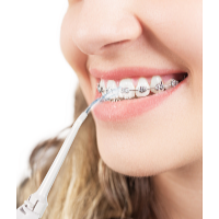 HomeLife Ústna sprcha WATER GENIUS oranžová