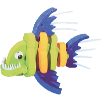 Kids World 3D penové puzzle Morský svet 235 ks