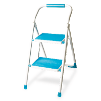 Profi Tools Schodíky do domácnosti PROFI 2x1 priečky, modré JZ919-2B