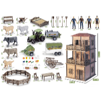 Kids World Stavebnica farma 311 ks