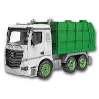 Kids World Logická stavebnica LOGIS AUTO smetiari