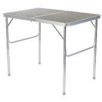 Garden King Kempingový skladací stolík 90 x 72 x 60 cm, sivý
