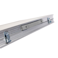 Garden King Kempingový skladací stolík s odkladacou sieťkou 90 x 72 x 60 cm, sivý