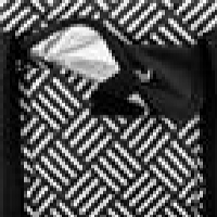 Spokey Plážová taška SAN REMO 52 x 20 x 40 cm, čierno-biele pruhy