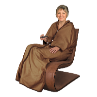 HomeLife Televízne vrece hnedá