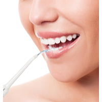 HomeLife Ústna sprcha WATER GENIUS oranžová