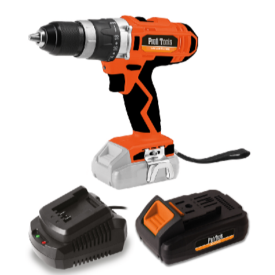 Profi Tools AKU príklepová vŕtačka J0Z-KT04-18 + AKU batéria 20V 2Ah + rýchlonabíjačka