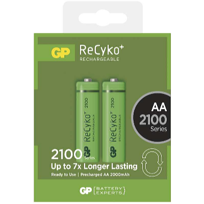 GP Batteries Nabíjecie batérie GP NiMH ReCyko+ AA 2 ks