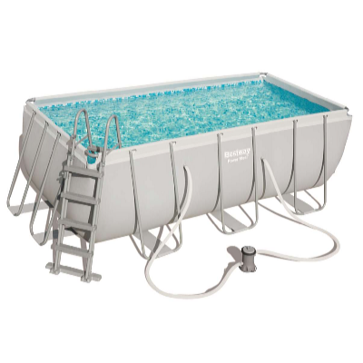 Bestway Bazén Power Steel 4,12 x 2,01 x 1,22 m set vrátane príslušenstva A