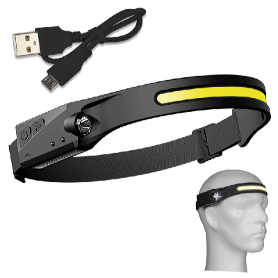 Platinium Dobíjacia čelovka s LED pásikom 2v1 SL202