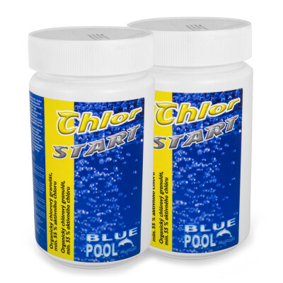 BluePool Bazénový chlór štart granulát 2 x 1 kg