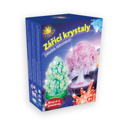 Kids World Detské laboratórium - žiariace kryštály