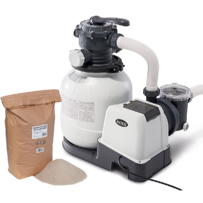 Intex Piesková filtrácia  KRYSTAL CLEAR 6000 l/hod s filtračným pieskom 25 kg
